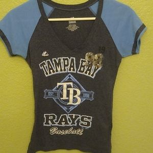 Tampa Bay Rays Majestic Woman's Tee